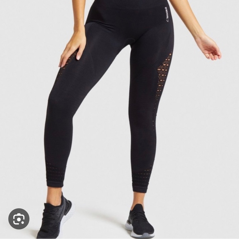 Gymshark Energy Seamless leggings black size medium